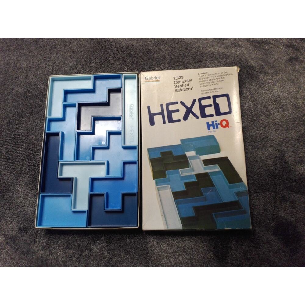 1977 Gabriel - Hexed HI-Q Puzzle - 2339 Solutions!